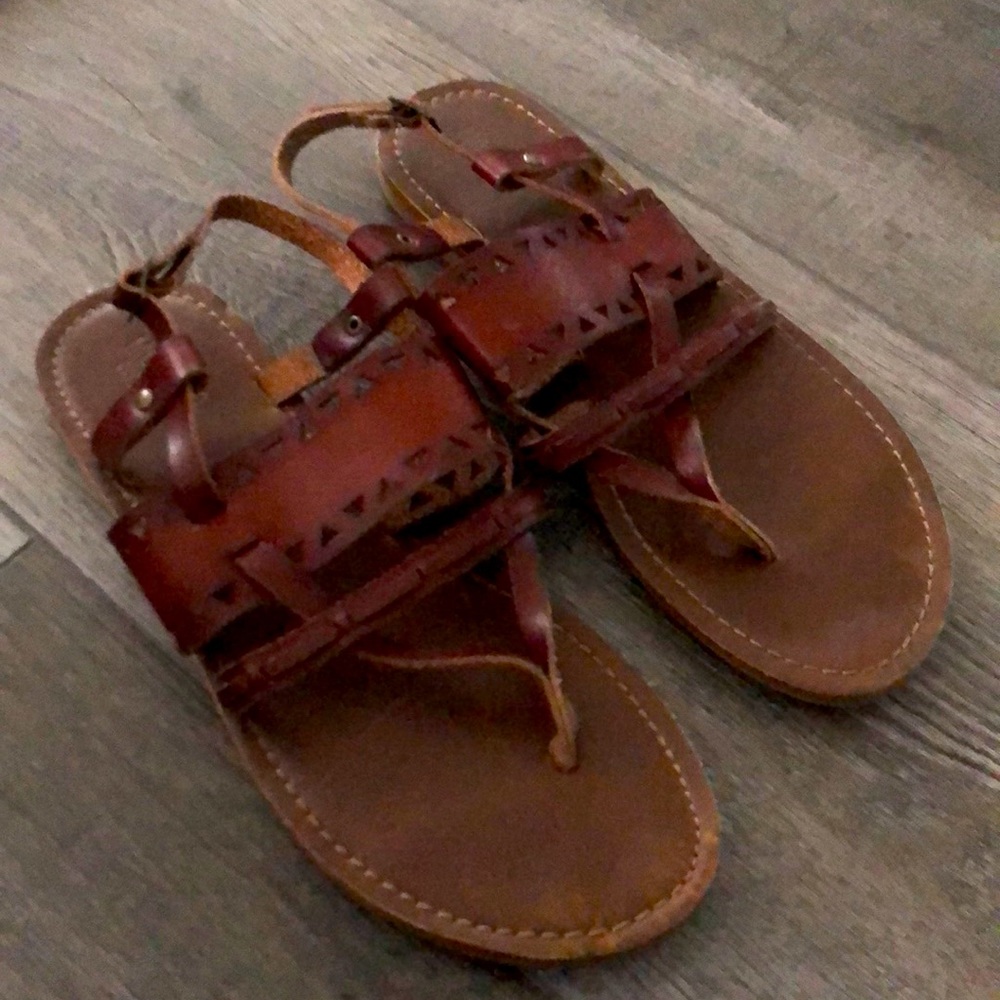 Mossimo flat brown sandals